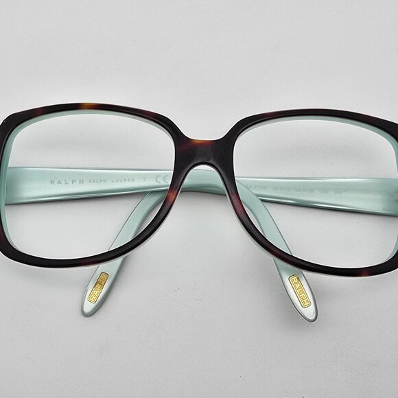 Ralph Lauren RA5138 601/13 Tortoise Gold on Tiffany Blue Sunglasses Frame 58mm - Picture 10 of 12